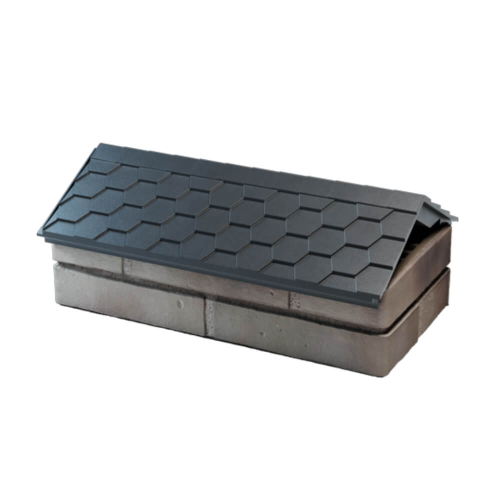 Парапет Zking Эверест Серый с посадкой на 1 кирпич (200/225/255мм) в Калуге фото