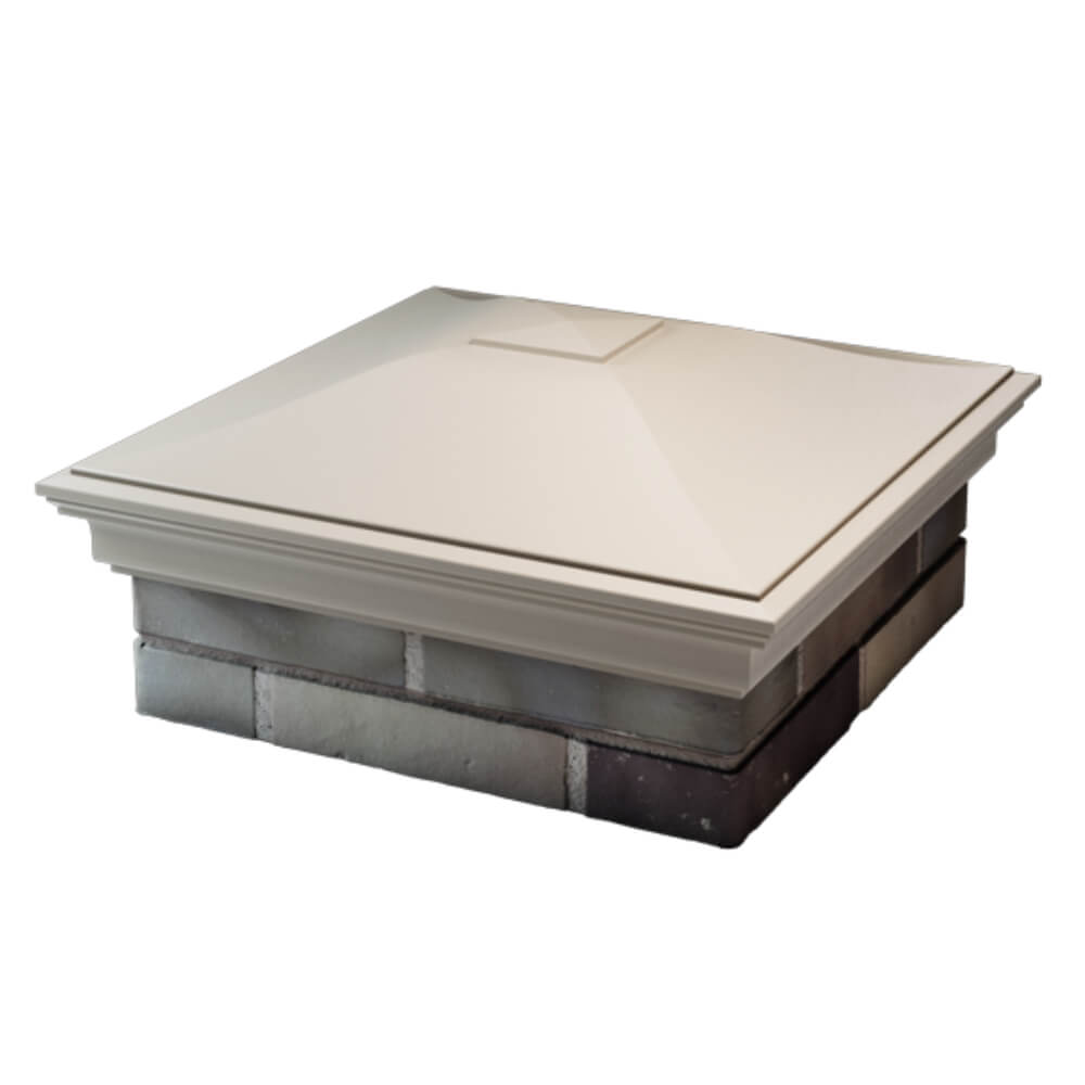 Колпак Zking Монблан Бежевый на столб 2х2 кирпича (515х515мм) в Калуге фото