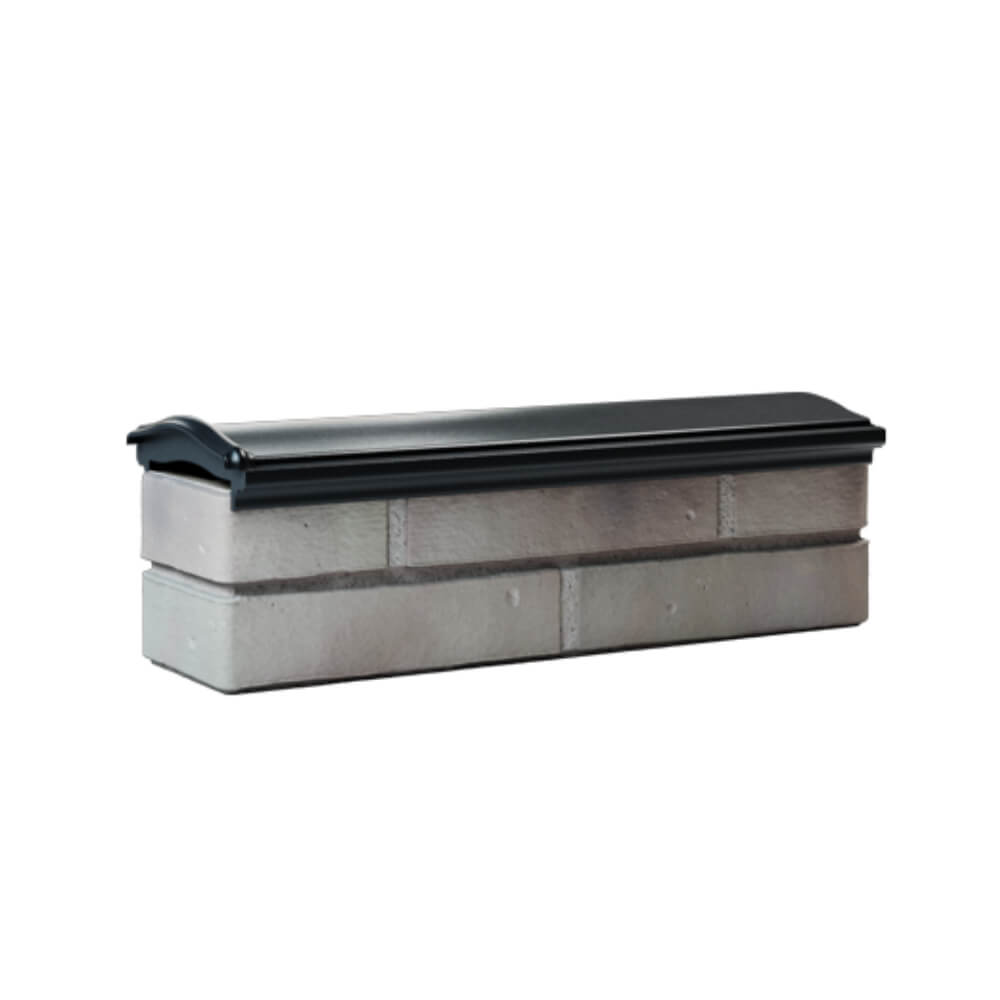 Парапет Zking Монблан Черный посадка на 0.5 кирпича (130мм) Калуга фото