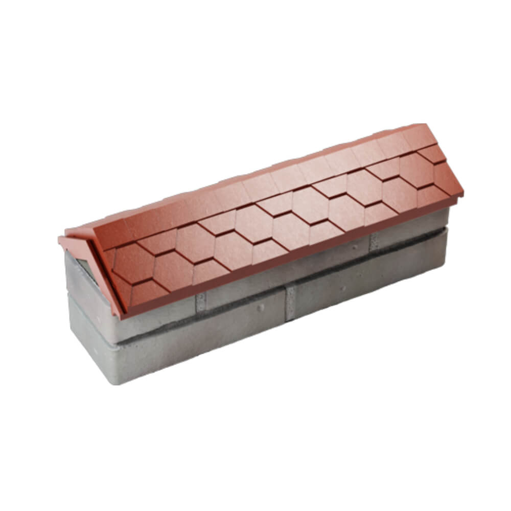 Парапет Zking Эверест Красный с посадкой на 0.5 кирпича (130мм) в Калуге фото