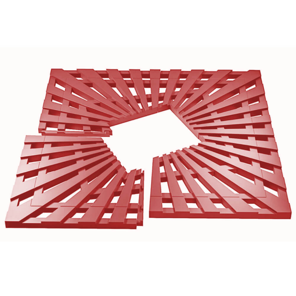 Приствольная решетка для дерева ZKING ATMOSPHERE 1.2х1.2м Красная в Калуге фото