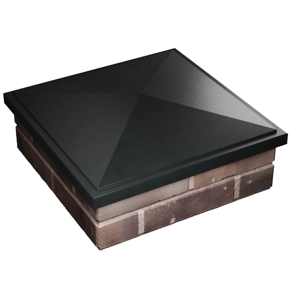 Колпак Zking БонаМоно Черный на столб 2х2 кирпича (515х515, 530х530мм) в Калуге фото