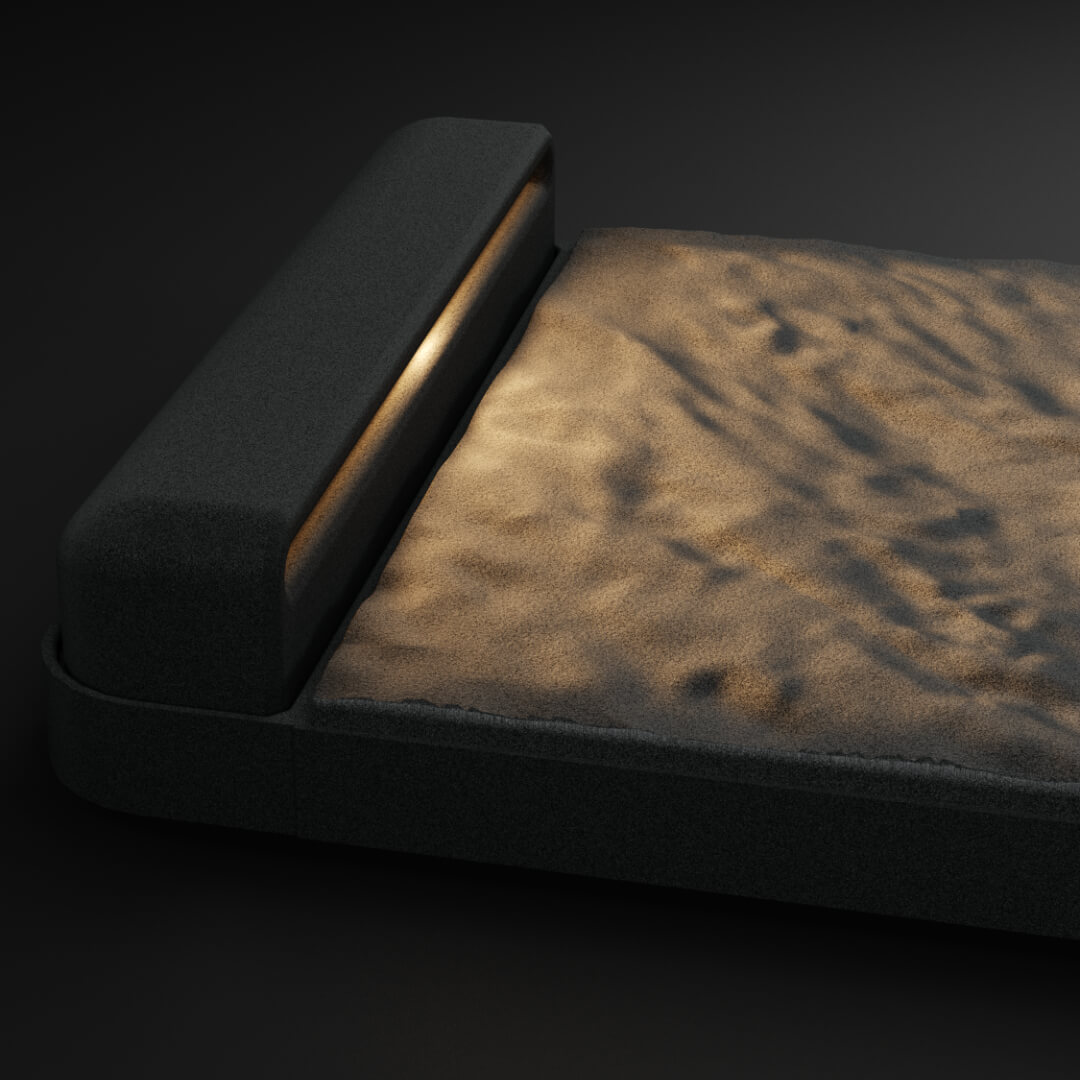 LED Светильник для шаговой плиты STONE Графитовый Серый 330х75х98мм Калуга фото