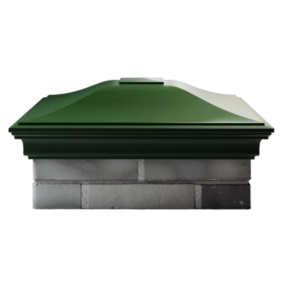 Колпак Zking Монблан Зеленый на столб 2х2 кирпича (515х515мм) в Калуге фото