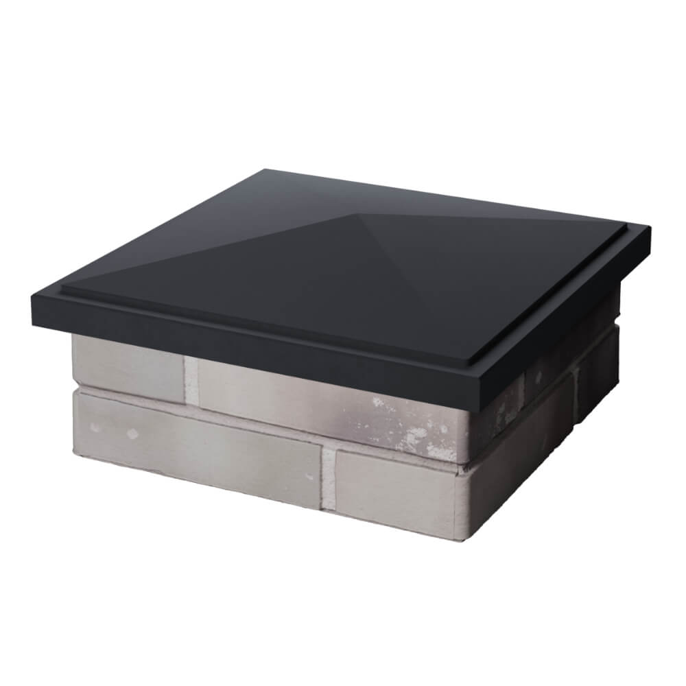 Колпак Zking БонаМоно Серый на столб 1.5х1.5 кирпича (385х385, 400х400мм) в Калуге фото