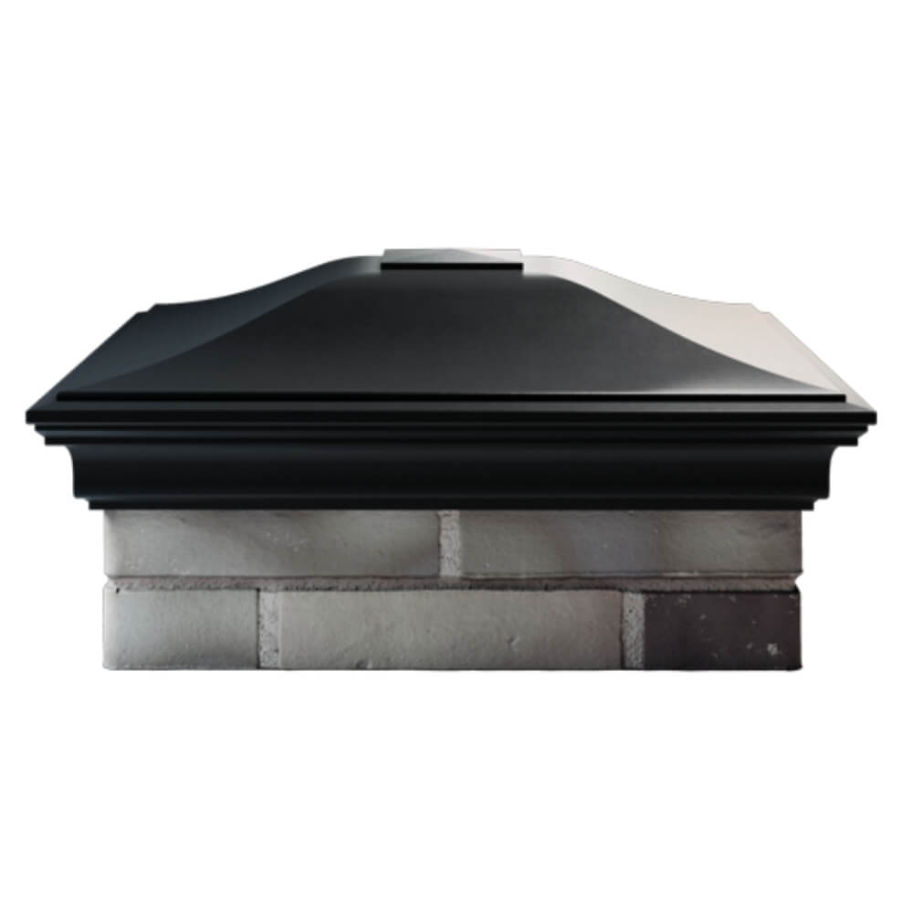 Колпак Zking Монблан Черный на столб 2х2 кирпича (515х515мм) в Калуге фото