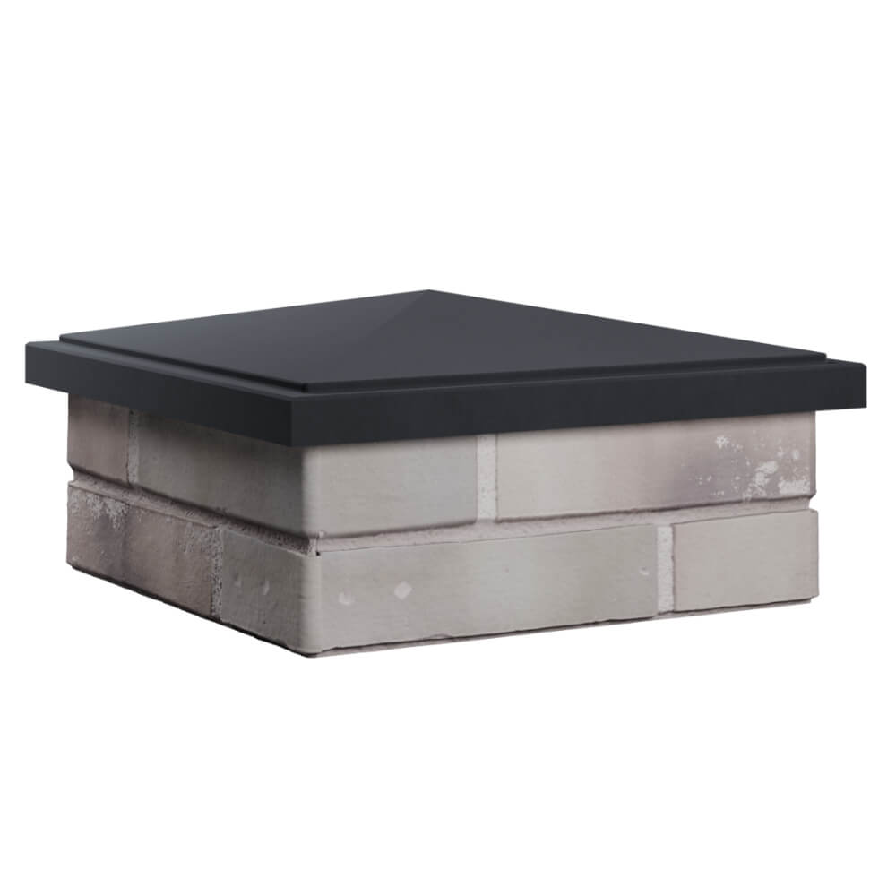 Колпак Zking БонаМоно Серый на столб 1.5х1.5 кирпича (385х385, 400х400мм) в Калуге фото