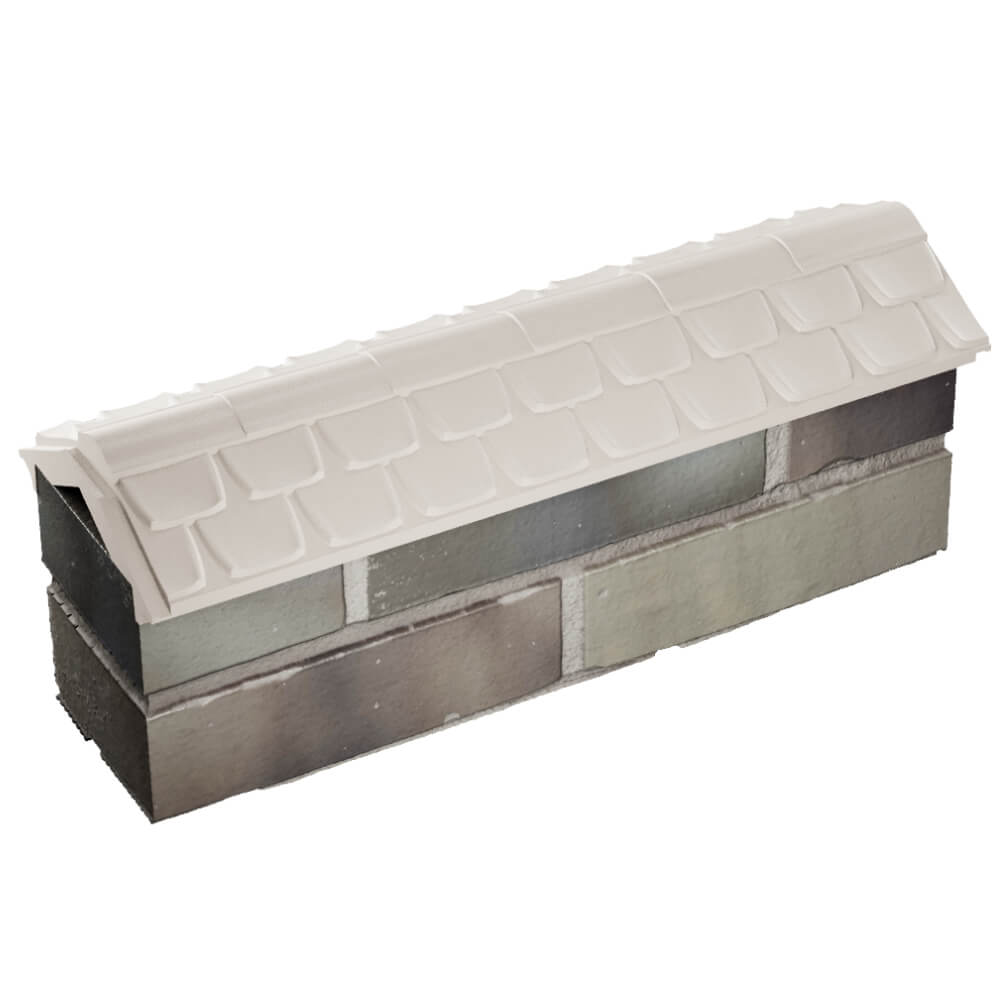 Парапет Zking Эльбрус Бежевый с посадкой на 0.5 кирпича (130мм) в Калуге фото