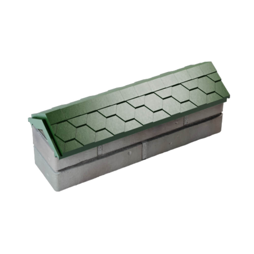 Парапет Zking Эверест Зеленый с посадкой на 0.5 кирпича (130мм) в Калуге фото