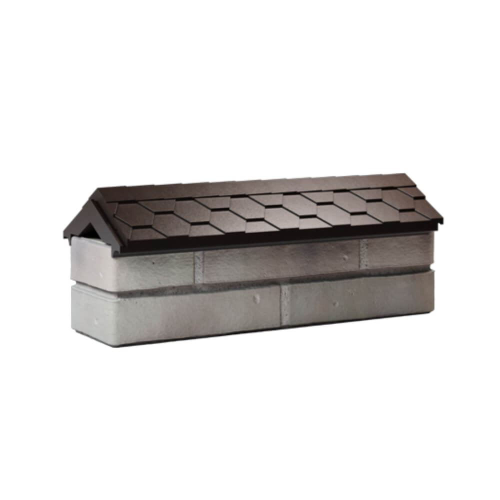 Парапет Zking Эверест Коричневый с посадкой на 0.5 кирпича (130мм) Калуга фото