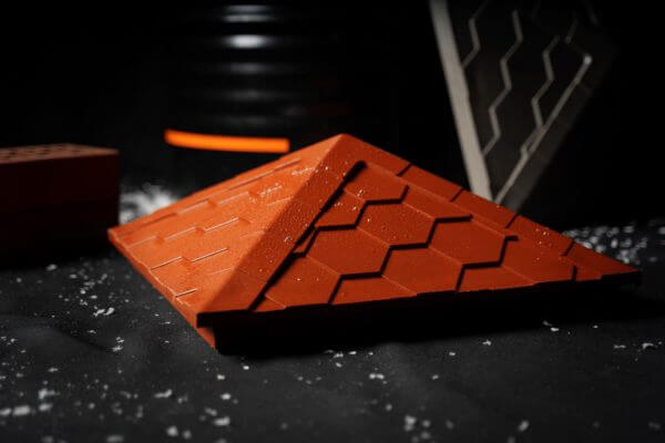 Колпак Zking Эверест Красный на столб 1.5х1.5 кирпича (390х390мм) в Калуге фото