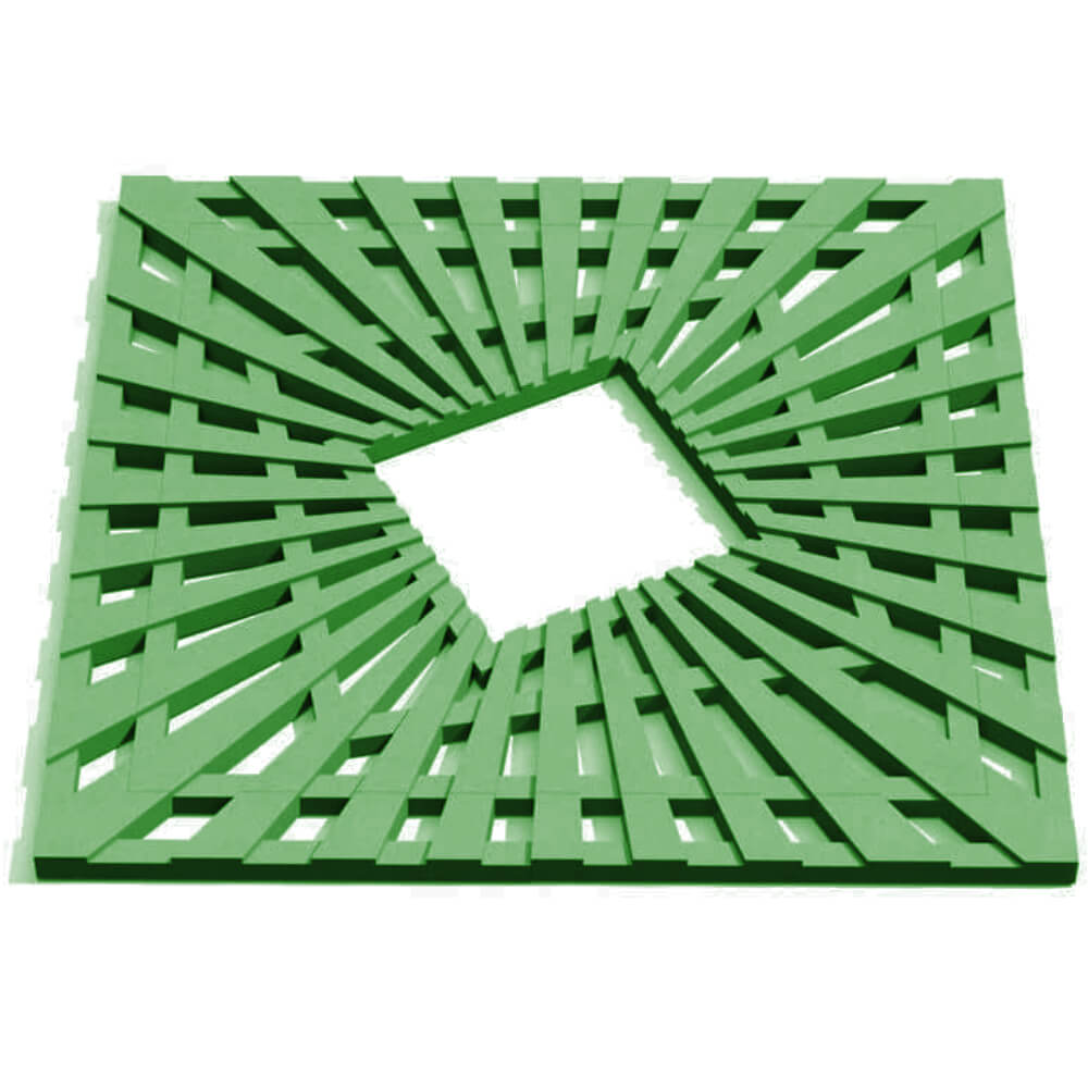 Приствольная решетка для дерева ZKING ATMOSPHERE 1.2х1.2м Зеленая Калуга фото