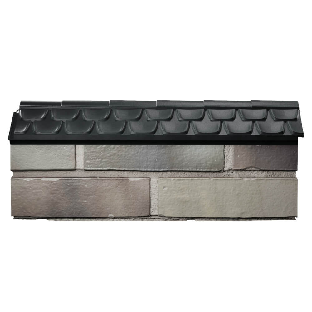 Парапет Zking Эльбрус Черный с посадкой на 0.5 кирпича (130мм) в Калуге фото
