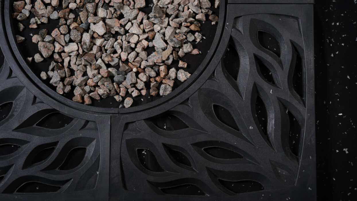 Приствольная решетка для дерева ZKING CRUST 1.2х1.2м Черная в Калуге фото